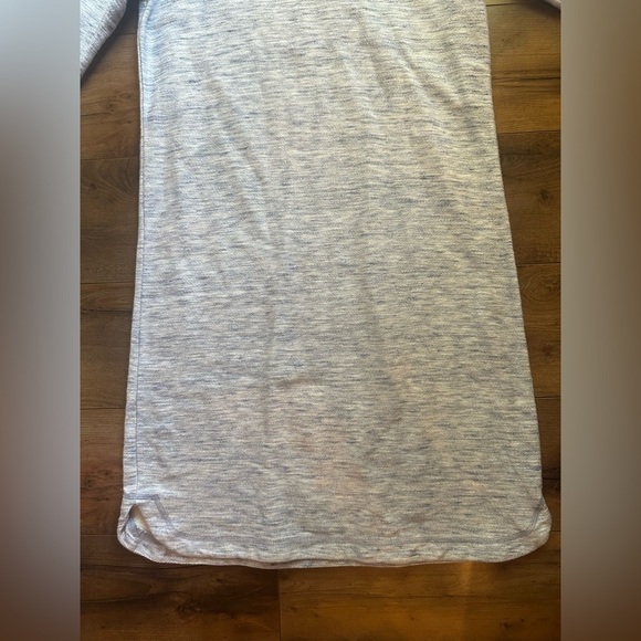 T by Talbots Heather Blue Gray Knit Dress | Size Petite P - Picture 5 of 5